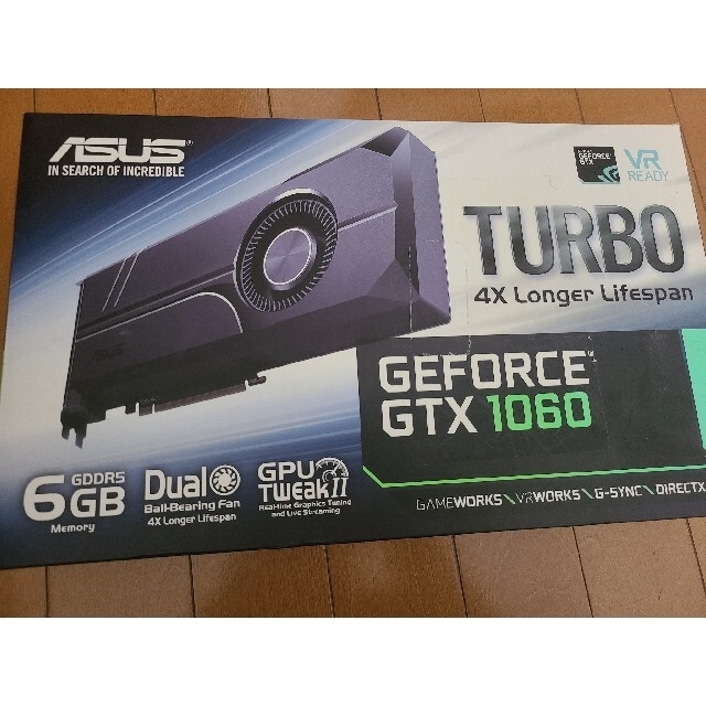 ASUS TURBO GTX1060 6GB 動作確認済み 注目ショップ 52.0%OFF