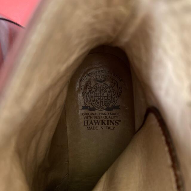 HAWKINS(ホーキンス)の【3/25最終値下げ】HAWKINS メンズレザーブーツ ブラウン メンズの靴/シューズ(ブーツ)の商品写真