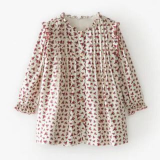 ザラキッズ(ZARA KIDS)のZARA BABY ザラベビー フラワープリントワンピース(ワンピース)