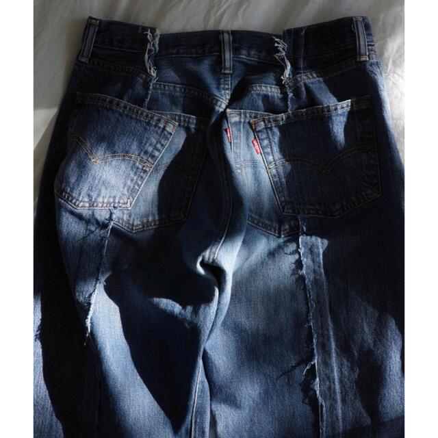 OLDPARK BAGGY JEANS BLACK-S OLDPARK BAGGY JEANS BLACK-S