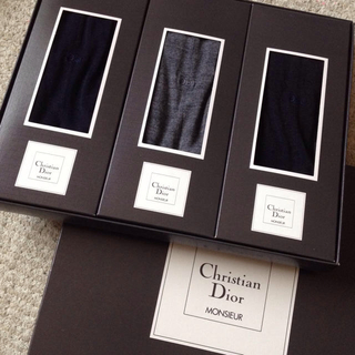 クリスチャンディオール(Christian Dior)のディオール 25㌢ 靴下3足セット♡(ソックス)
