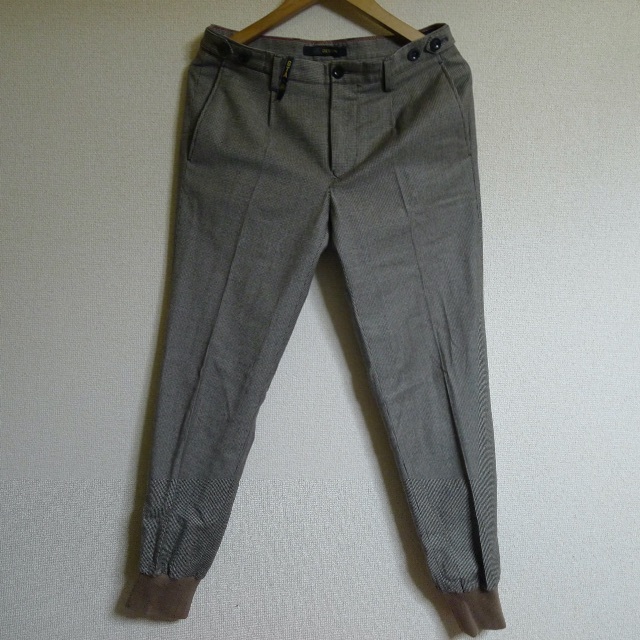 GTA 千鳥格子 リブパンツ GIORGIO 名作 8060円 www.grupocaht.com-日本