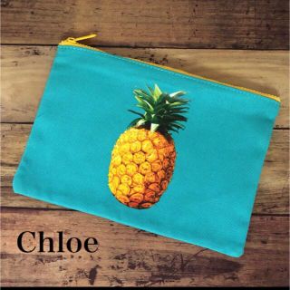 クロエ(Chloe)の(未使用)VOGUE×Chloe パイナップル クロエ ポーチ マチなし(ポーチ)