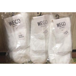 ウィゴー(WEGO)のWEGO ソックス 白 3足 Kei♡様専用(ソックス)