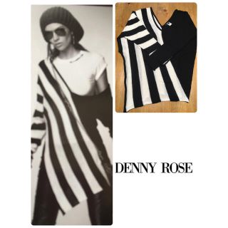 デニーローズ(DENNYROSE)のDENNY ROSEイレギュラーボーダーニット(ニット/セーター)