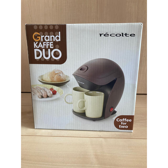 ☆新品・未使用品☆ レコルト グランカフェデュオ ブラウン - コーヒー