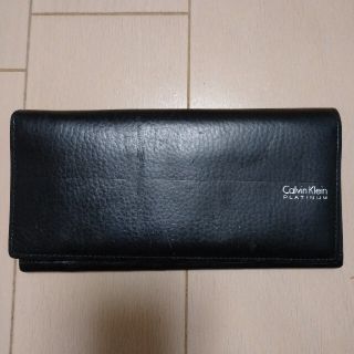 カルバンクライン(Calvin Klein)のCalvin Klein PLATINUM 二つ折りレザーロングウォレット(長財布)