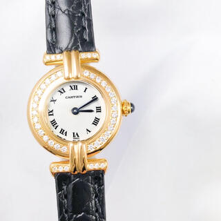 カルティエ(Cartier)の【仕上済/ベルト２色】カルティエ コリゼ K18 ダイヤ レディース 腕時計(腕時計)