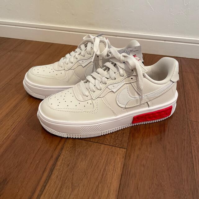 靴/シューズNIKE  AF1 ナイキ エア フォース 1 フォンタンカ　23.5 ホワイト