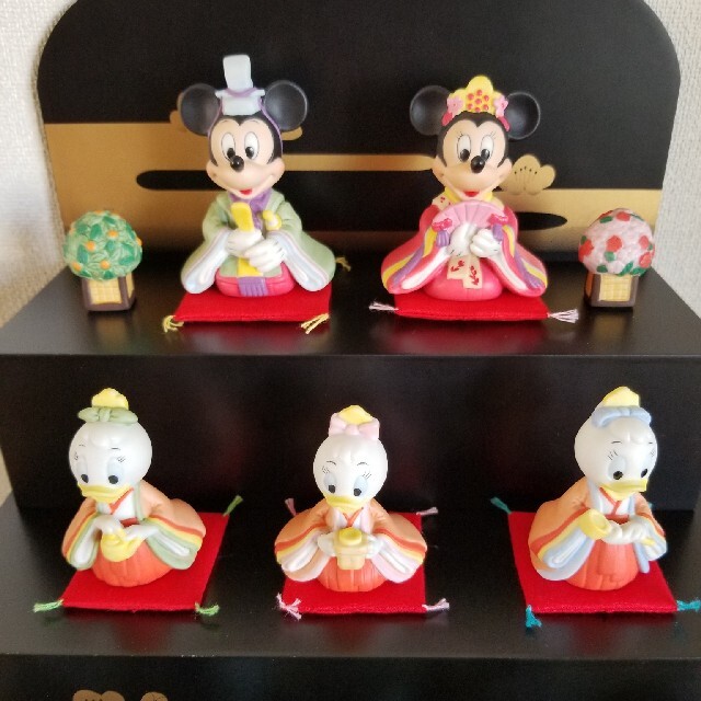 Disney(ディズニー)のディズニーのおひな様セット エンタメ/ホビーのおもちゃ/ぬいぐるみ(キャラクターグッズ)の商品写真