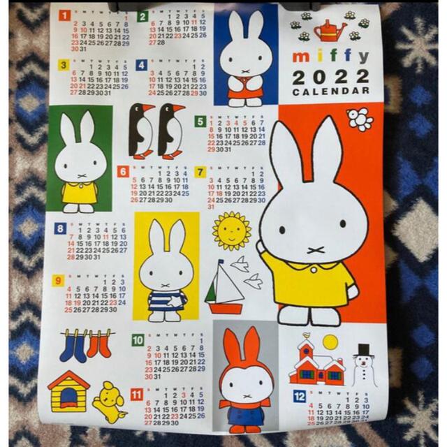 ミッフィー 2022年 ポスターカレンダー インテリア/住まい/日用品の文房具(カレンダー/スケジュール)の商品写真