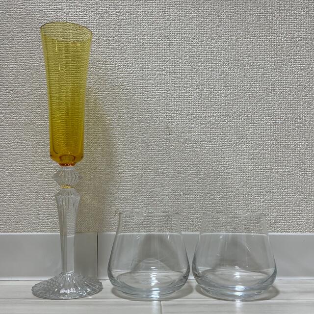 グラス/カップバカラグラス　3個　品