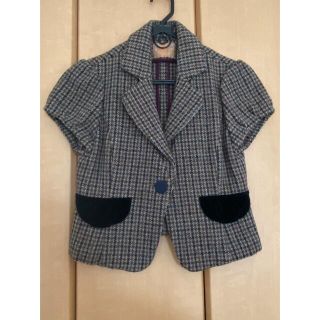 ハリスツイード(Harris Tweed)のハリスツイード　半袖ジャケット(テーラードジャケット)