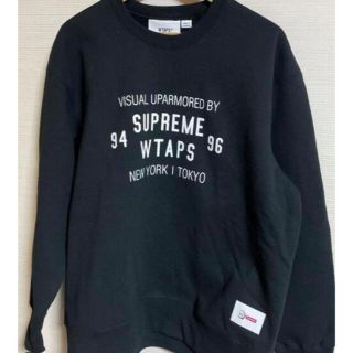 シュプリーム(Supreme)のSupreme Wtaps Crewneck  M BLACK(スウェット)