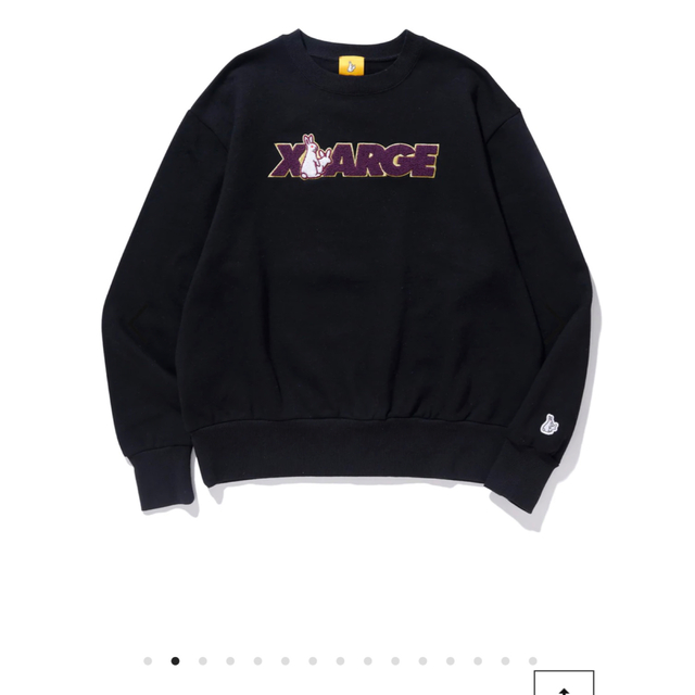 fr2＃エクストララージFR2 × XLARGE Logo Crew Sweat