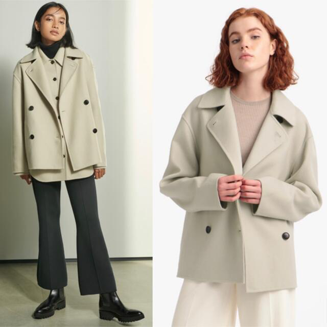 Theory 21AW 完売 ダブルフェイス Pコート | フリマアプリ ラクマ