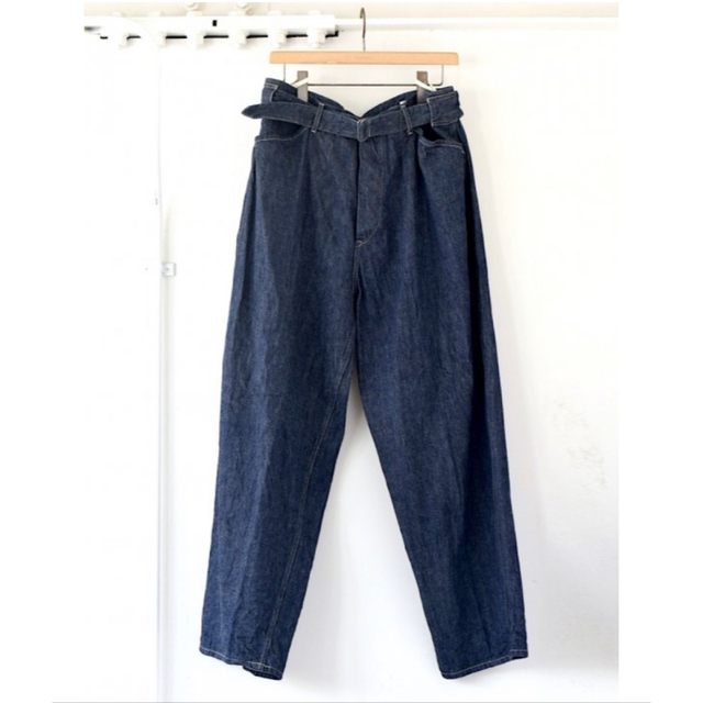 21SS COMOLI ベルテッドデニム サイズ1 21SS COMOLI ベルテッドデニム サイズ1