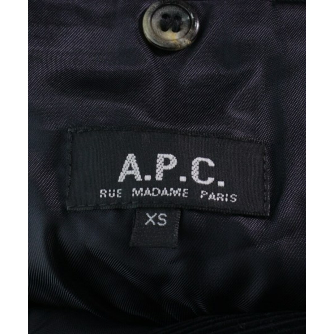 A.P.C(アーペーセー)のA.P.C. アーペーセー カジュアルジャケット XS 濃紺 【古着】【中古】 メンズのジャケット/アウター(テーラードジャケット)の商品写真