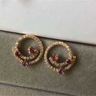 k18pg ピアス　ダイヤモンド(ピアス)