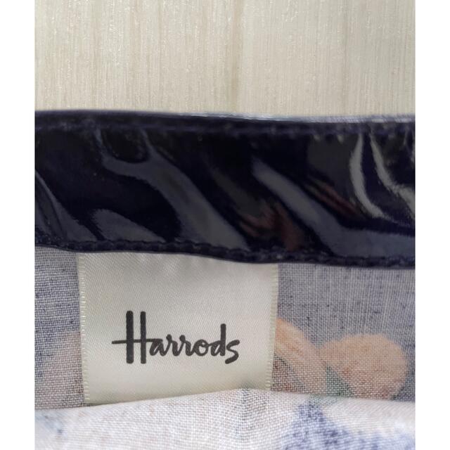 Harrods(ハロッズ)のハロッズ　ビニールバッグ　ネイビーベア柄 レディースのバッグ(その他)の商品写真