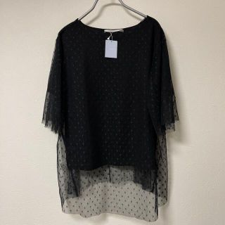 ノーリーズ(NOLLEY'S)の新品 未使用 タグ付き ノーリーズ ノーリーズソフィ トップス チュールtシャツ(カットソー(半袖/袖なし))