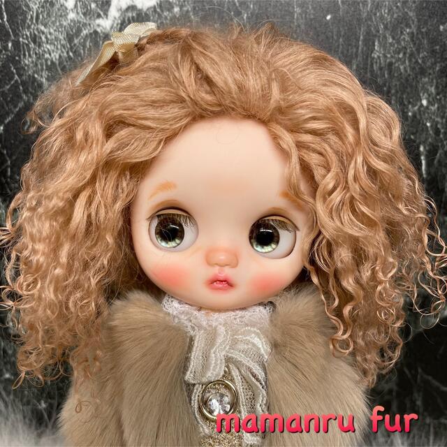 blythe _wm-523アプリコットベージュ⭐️チベットラムウィッグ