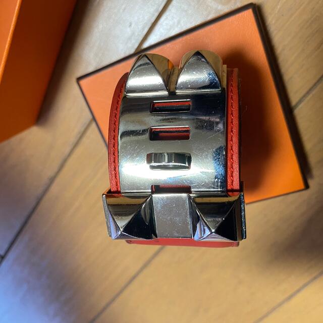 HERMES コリエドシアン ブレスレット オレンジ エルメス