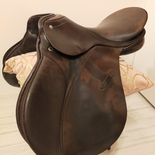 人気 乗馬 パッシェ 総合鞍 馬 鞍 16.5 ブラウン 茶の通販 by ぽ
