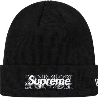 シュプリーム(Supreme)のSupreme Bandana Box Logo Beanie BLACK(ニット帽/ビーニー)