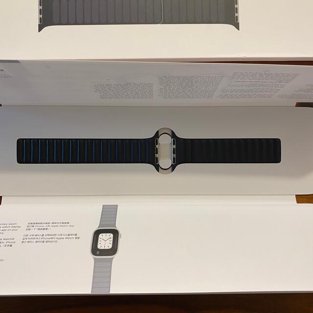Apple Watch レザーリンク ミッドナイト S/M 42/44/45mmの通販 by 