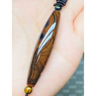 赤龍紋紋三龍眼天珠 開光天珠 老天珠 蒙天珠 家族に幸福、昇進の機会 起縁天珠