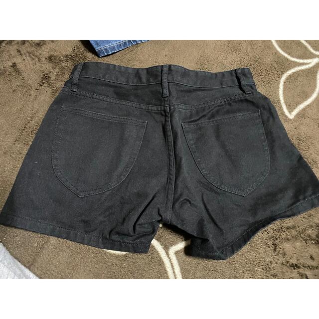 LOWRYS FARM(ローリーズファーム)のショートパンツブラック レディースのパンツ(ショートパンツ)の商品写真