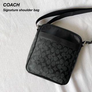 コーチ(COACH)のコーチ シグネクチャー ショルダーバッグ 斜めがけ 黒 ユニセックス 54788(ショルダーバッグ)