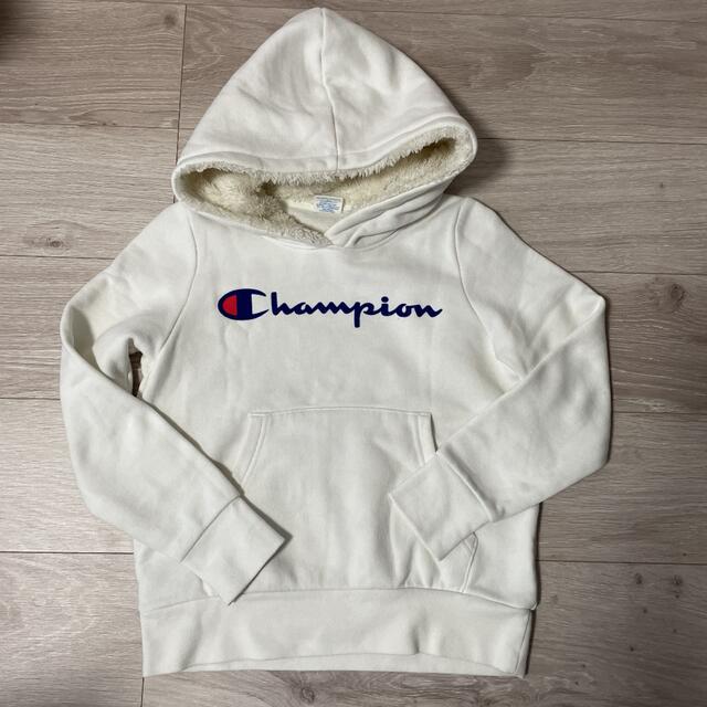 Champion(チャンピオン)のチャンピオン パーカー トレーナー　スウェット　140 キッズ/ベビー/マタニティのキッズ服女の子用(90cm~)(ニット)の商品写真