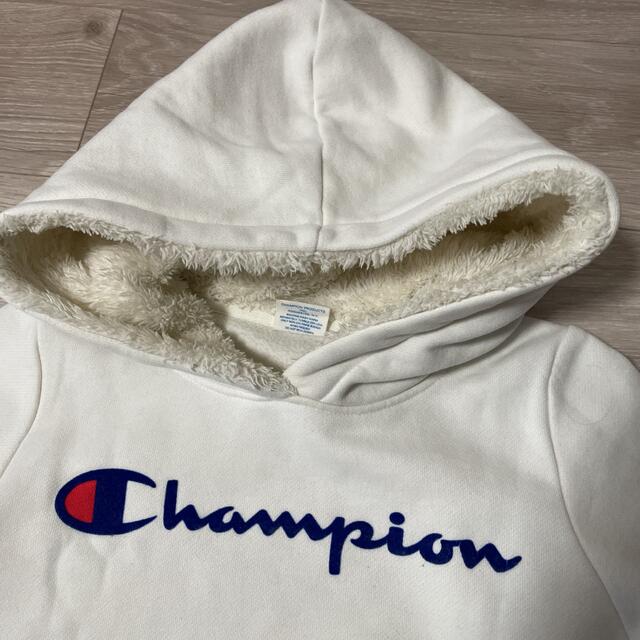 Champion(チャンピオン)のチャンピオン パーカー トレーナー　スウェット　140 キッズ/ベビー/マタニティのキッズ服女の子用(90cm~)(ニット)の商品写真