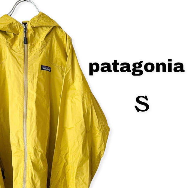 patagonia(パタゴニア)のpatagonia パタゴニア ナイロンジャケット メンズSサイズ イエロー メンズのジャケット/アウター(ナイロンジャケット)の商品写真