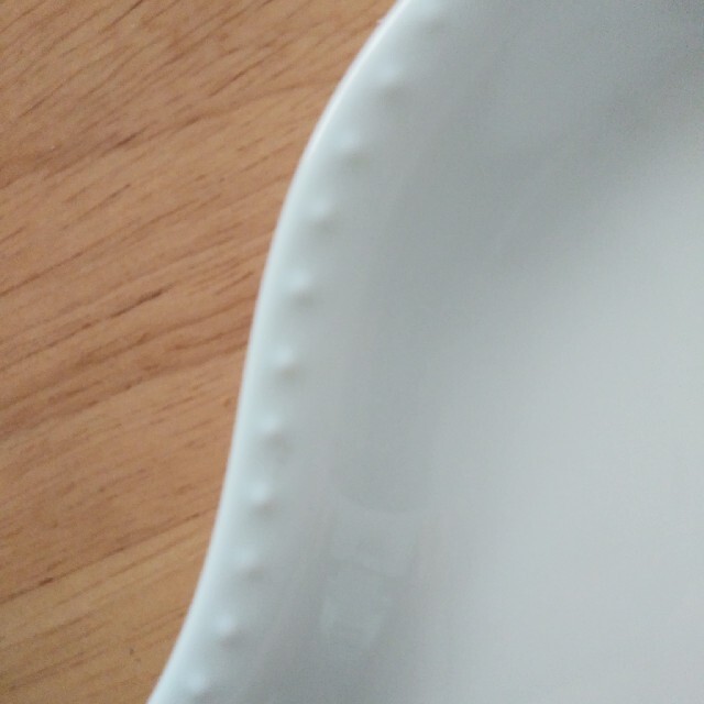 白山陶器(ハクサントウキ)の新品未使用ホワイトプレート インテリア/住まい/日用品のキッチン/食器(食器)の商品写真