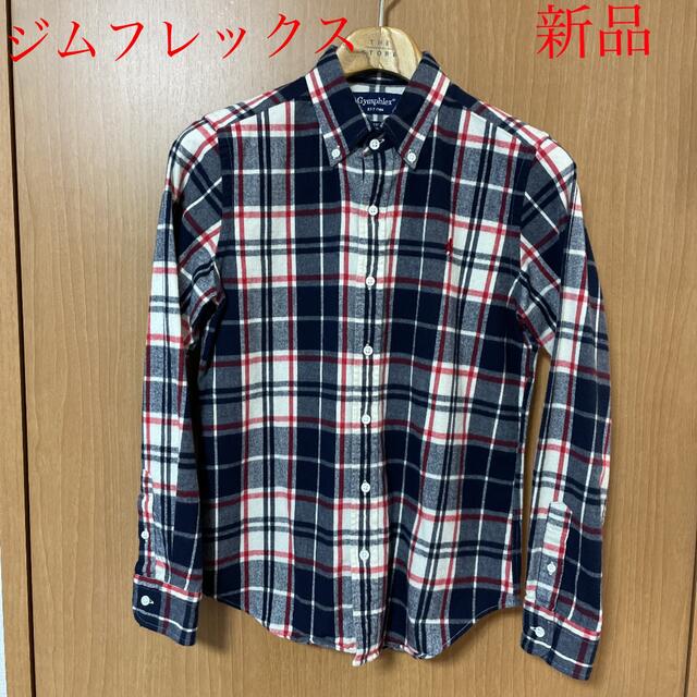 BEAMS BOY(ビームスボーイ)の新品BEAMS GYMPHLEX / フランネル チェック ボタンダウン シャツ レディースのトップス(シャツ/ブラウス(長袖/七分))の商品写真