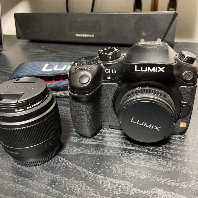 Panasonic(パナソニック)のPanasonic DMC-GH3-K レンズセット スマホ/家電/カメラのカメラ(ミラーレス一眼)の商品写真