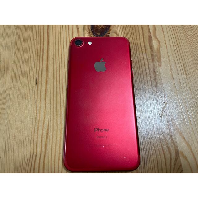 iPhone7 RED SIMフリー　128GB