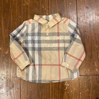 バーバリー(BURBERRY)のバーバリー　ベビー　チェックシャツ(シャツ/カットソー)