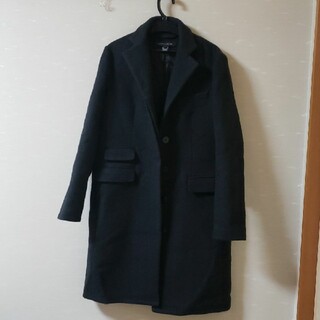 ラルフローレン(Ralph Lauren)のラルフローレン アンゴラ混 ロングコート  日本製 ブラウン M　サイズ6(ロングコート)