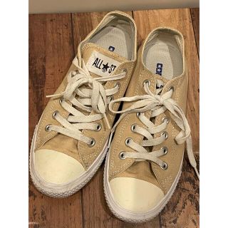 コンバース(CONVERSE)のconverseコンバース　軽量タイプ　スニーカー　ベージュ　24.0cm(スニーカー)