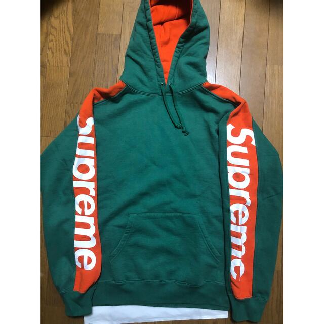Supreme Sideline Hooded sweatshirt グリーン