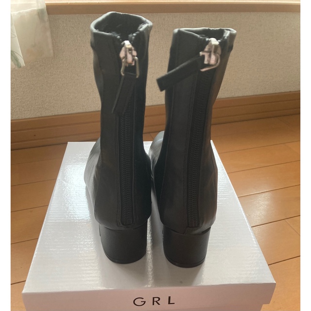 GRL(グレイル)のGRL ストレッチスクエアトゥショートブーツ[zr652] レディースの靴/シューズ(ブーツ)の商品写真