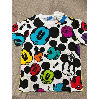 ディズニー(Disney)のお値下げ！ミッキー　ディズニーᎢシャツ140 新品･未使用　ホワイト(Tシャツ/カットソー)