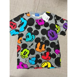 ディズニー(Disney)のお値下げ！ミッキー　ディズニーᎢシャツ140　新品･未使用　グレー(Tシャツ/カットソー)