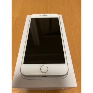 アイフォーン(iPhone)の[美品]iPhone 8 silver 64GB （simフリー）(スマートフォン本体)