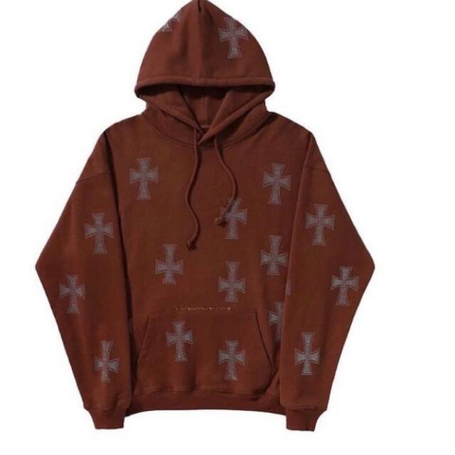 unknown london brown hoodie メンズのトップス(パーカー)の商品写真