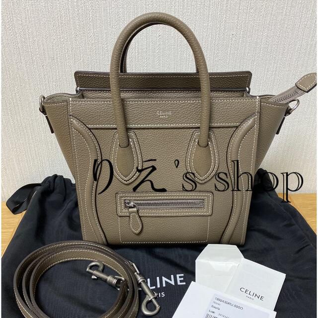 CELINE ラゲージナノ　スリ　美品ハンドバッグ